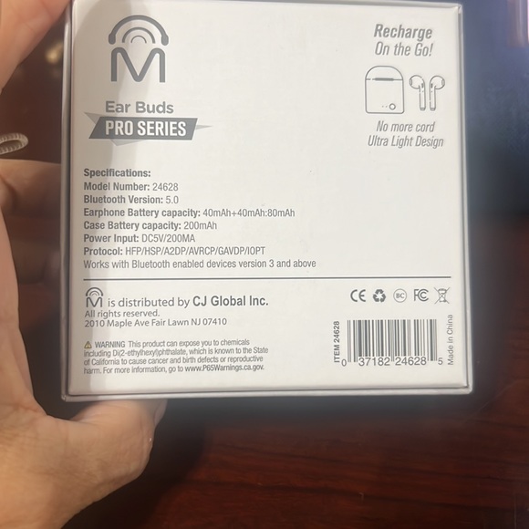 M Pro series True Wireless Bluetooth Stereo Ear Buds very gently use - Picture 7 of 7